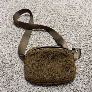 lululemon athletica Brown Sherpa Crossbody Bag